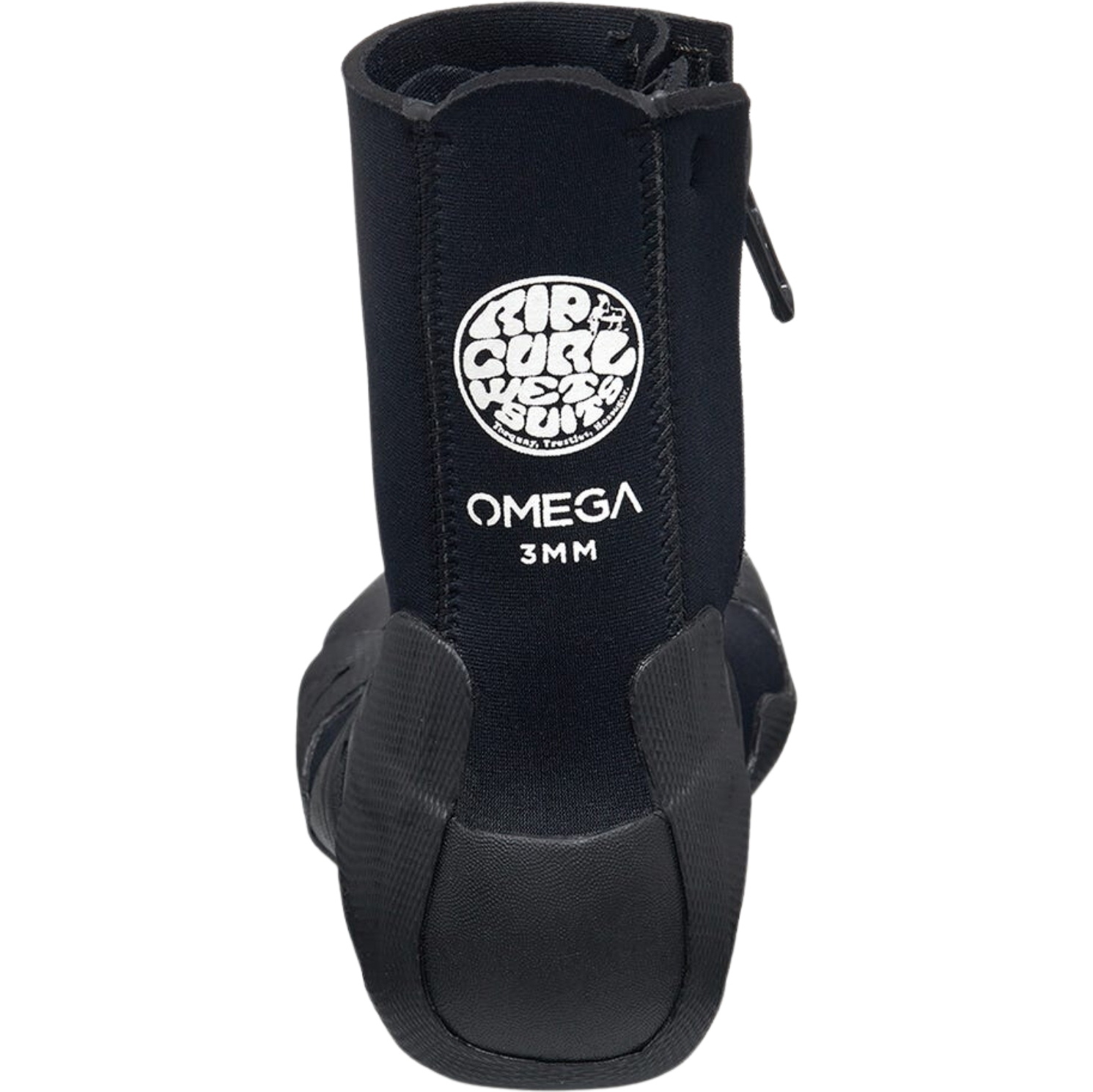 2026 Rip Curl Omega 3mm Round Toe Zip Boots 122MSA - Black